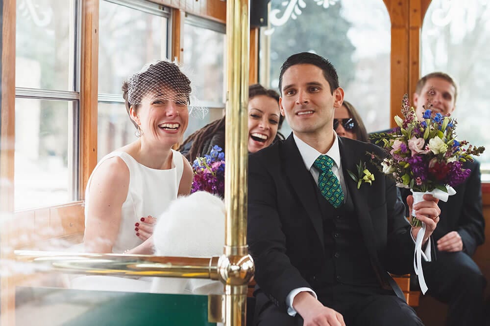 taylor's classic travels wedding trolley for richmond
