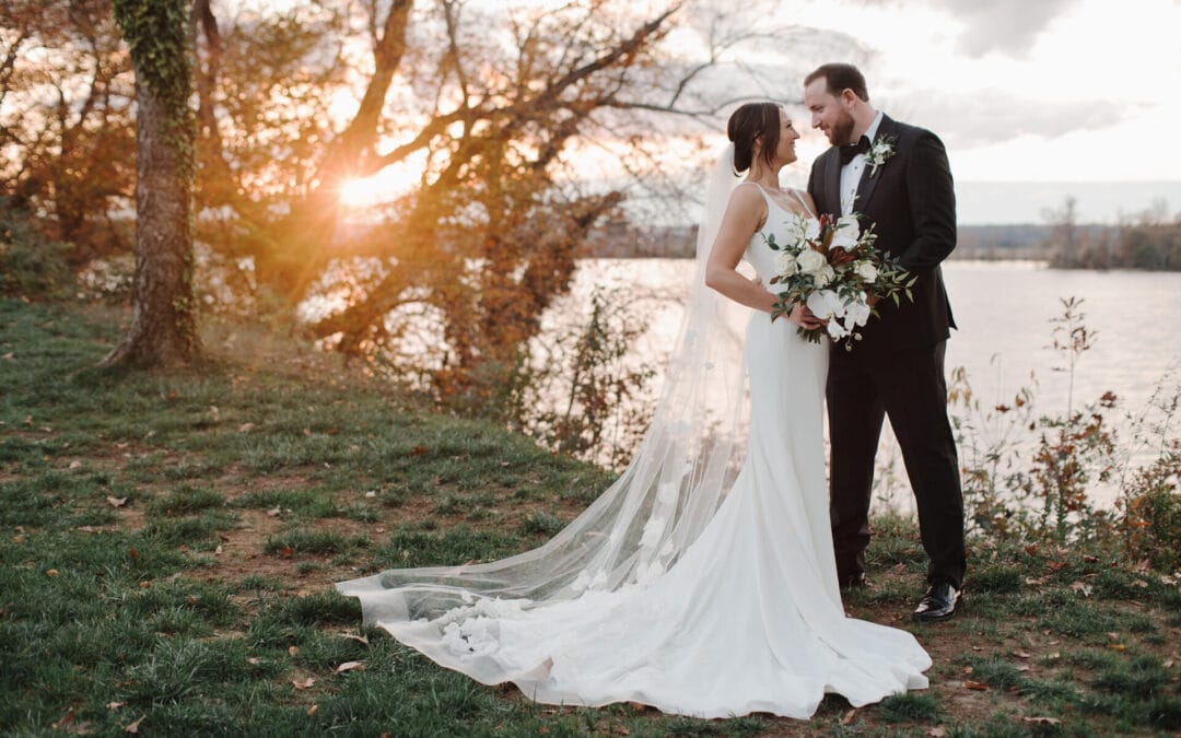 Lindsey and Daniel at Upper Shirley Vineyards