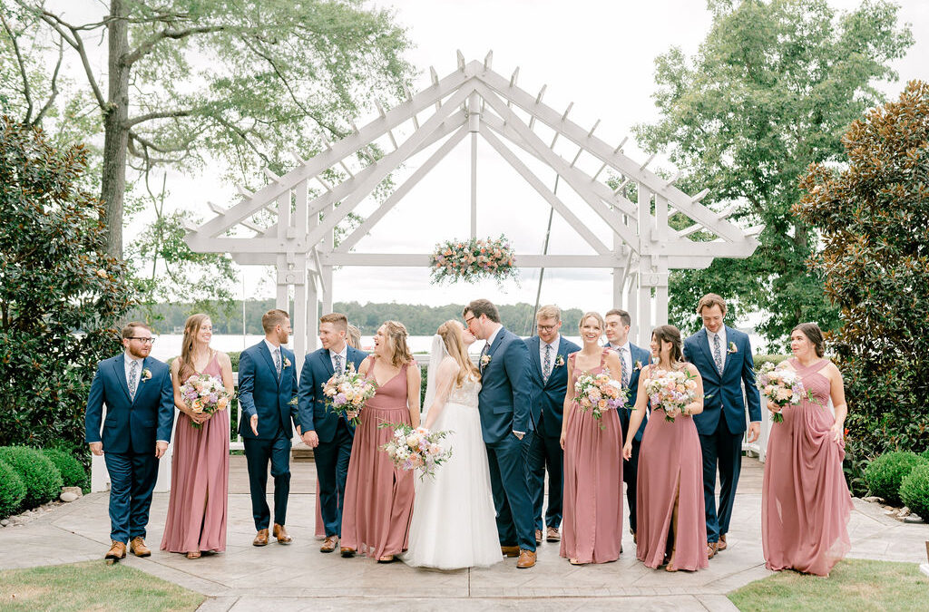 Kelsey and Connor at The Boathouse at Sunday Park