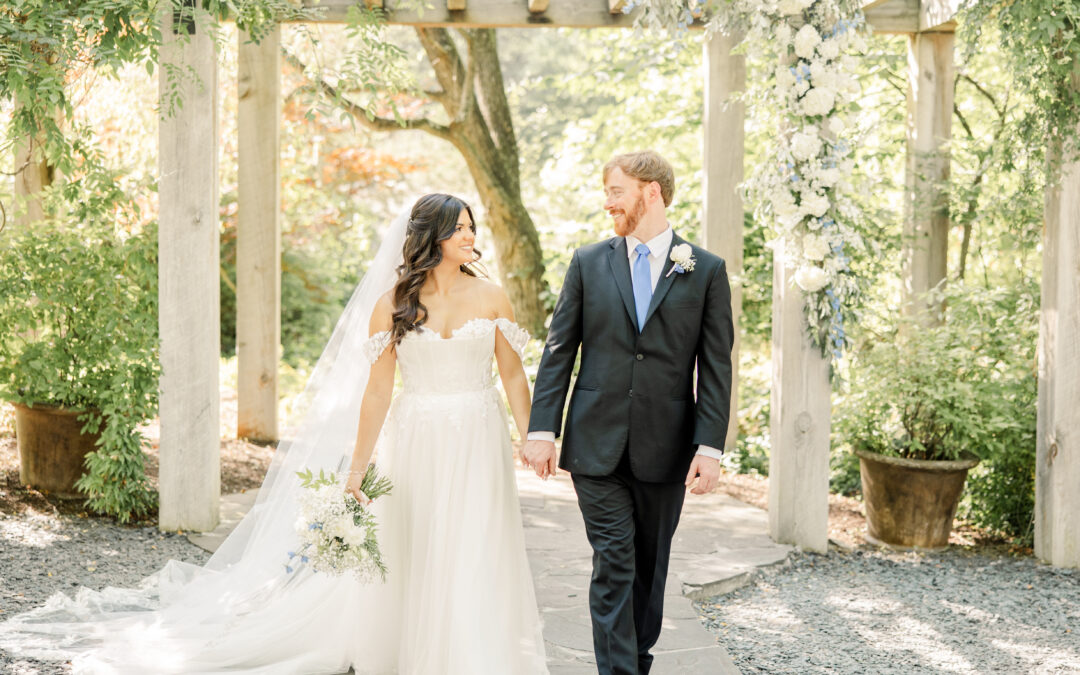 Melissa and Garrett at The Mill at Fine Creek