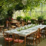 wedding planning greenhouse reception