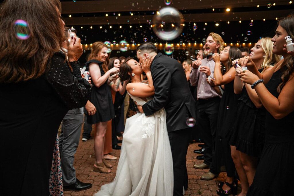 Night time bubble exit