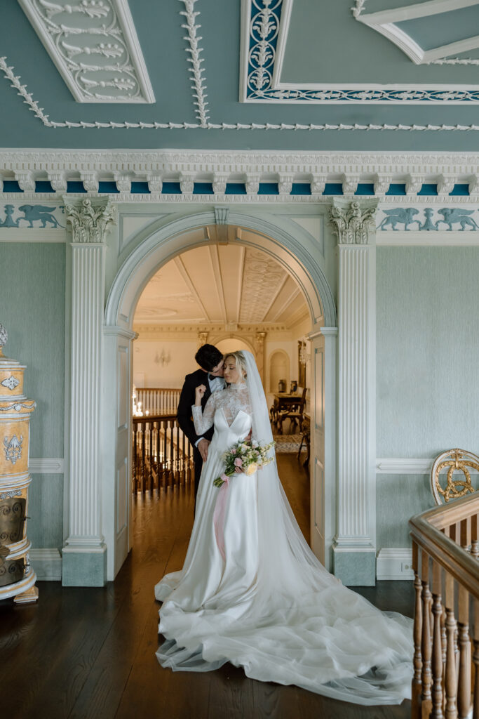 bride and groom estate at river run