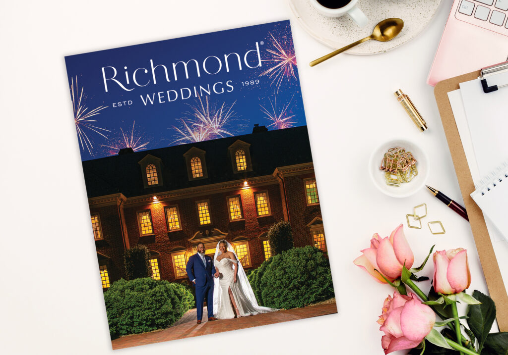 richmond weddings magazine cover fireworks