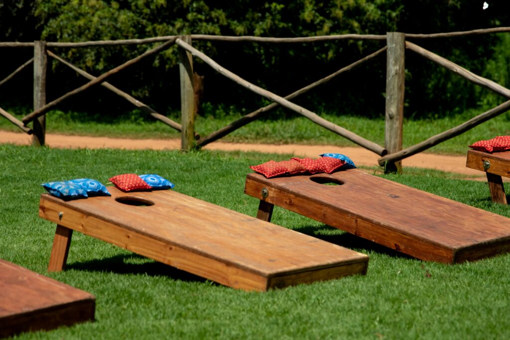wedding games cornhole