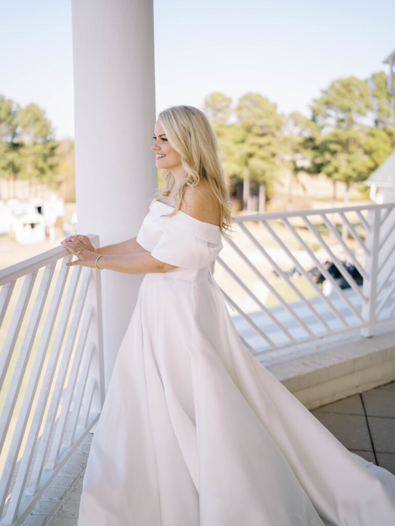 bride on balcony