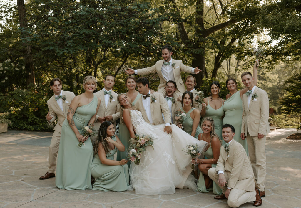 Full wedding party