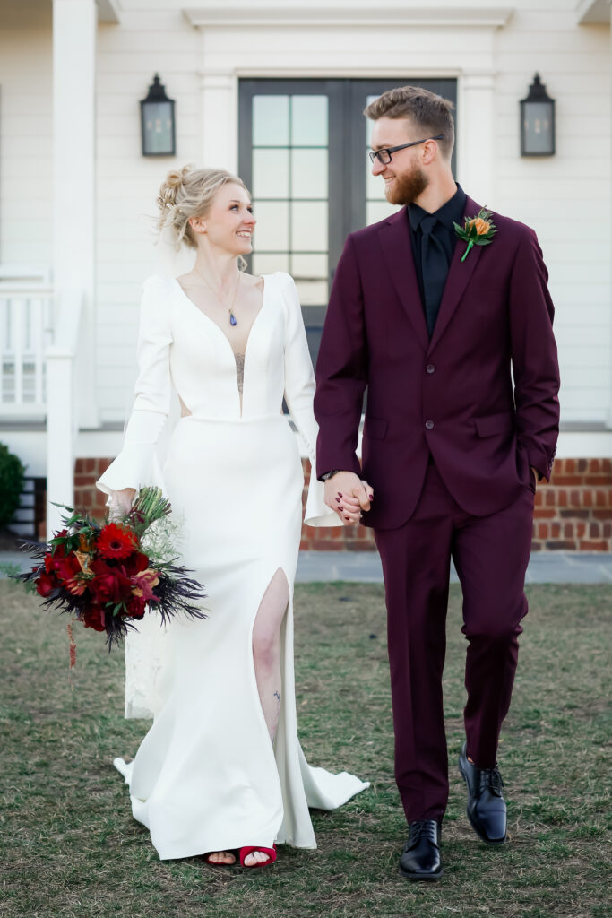 Bride and groom couples portrait