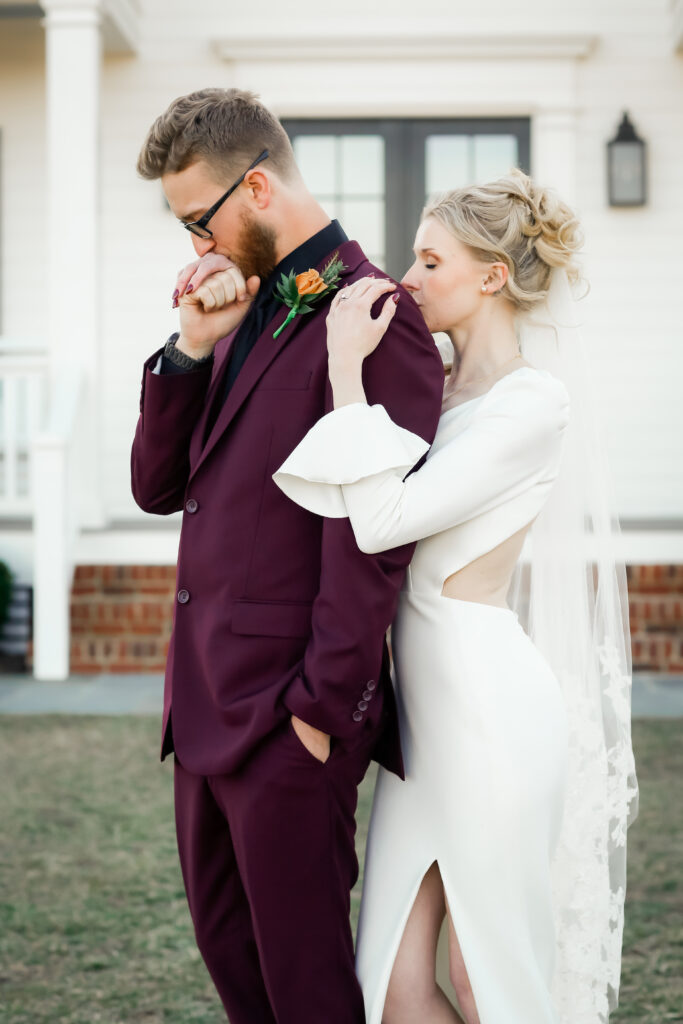 Bride and groom couples portrait
