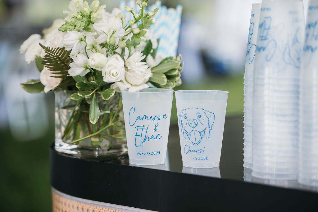 Custom wedding cups 