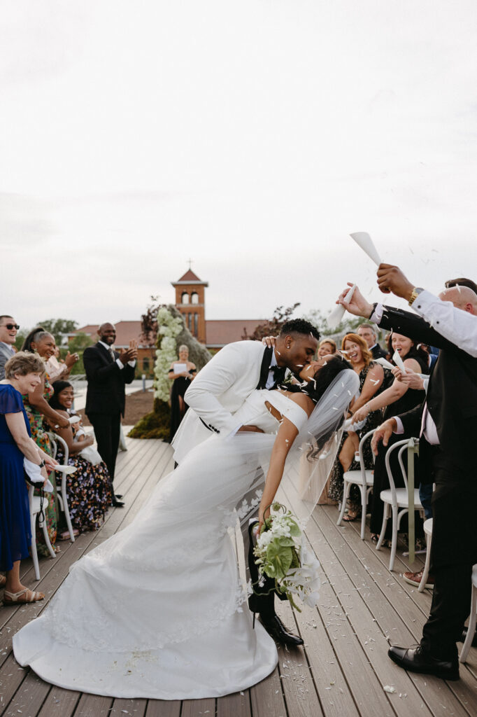 Wedding kiss